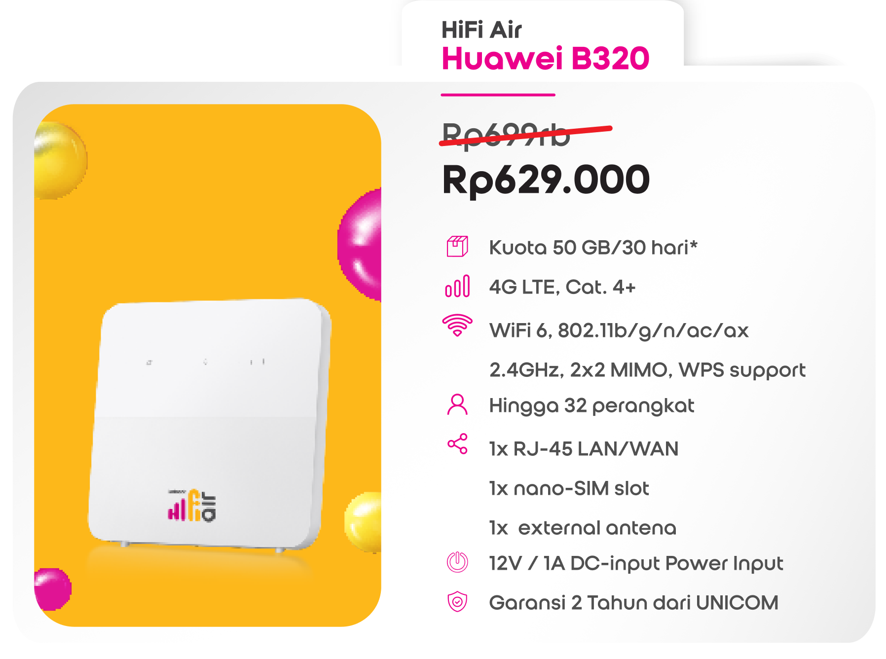HiFi Air Booster 50GB
